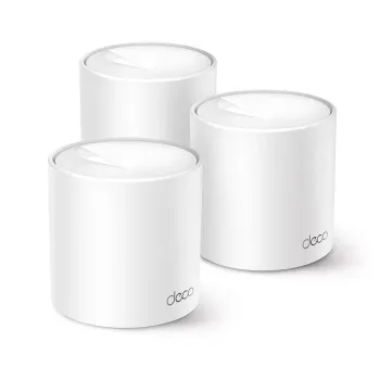 Sistema Wi-Fi TP-Link DECO X10 - 2.4/5GHz - 1500 Mbps - 2x RJ-45 - 2 Antenas Internas - 3 Piezas - DECO X10(3-PACK)