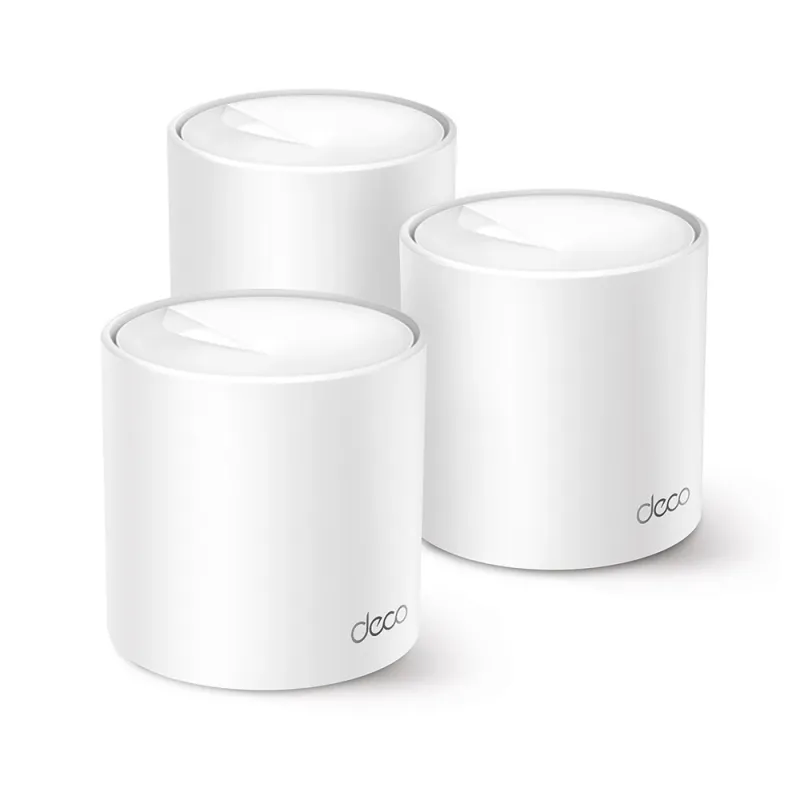 Sistema Wi-Fi TP-Link DECO X10 - 2.4/5GHz - 1500 Mbps - 2x RJ-45 - 2 Antenas Internas - 3 Piezas - DECO X10(3-PACK)