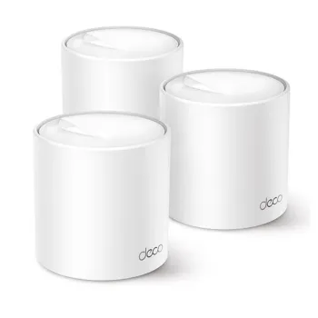 Sistema Wi-Fi TP-LINK DECO X50 - 2.4/5 GHz - 574/2402 Mbps - 1x RJ-45 - 2 Antenas Internas - 3 Piezas - DECO X50(3-pack)