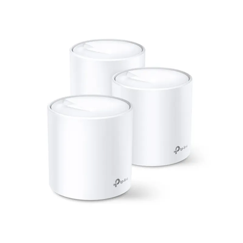 Sistema de Wi-Fi TP-LINK DECO X60 - 2.4/5GHz - 574 Mbit/s - 2x RJ-45 - DECO X60(3-PACK)