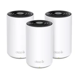 Sistema Wi-Fi DECO XE75 - 6/5/2.4GHz - 2402/2402/574 Mbps - 3x RJ-45 - 4 Antenas Internas - 3 Piezas - DECO XE75(3-PACK)