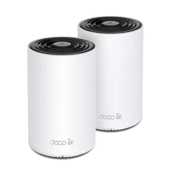Sistema Wi-Fi DECO XE75 - 6/5/2.4GHz - 2402/2402/574 Mbps - 3x RJ-45 - 4 Antenas Internas - 2 Piezas - DECO XE75(2-pack)