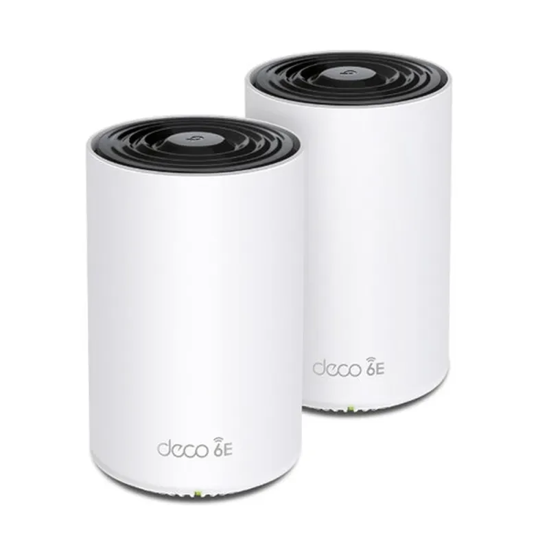 Sistema Wi-Fi DECO XE75 - 6/5/2.4GHz - 2402/2402/574 Mbps - 3x RJ-45 - 4 Antenas Internas - 2 Piezas - DECO XE75(2-pack)