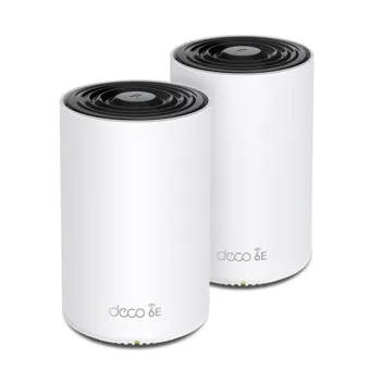 Sistema Wi-Fi TP-LINK DECO XE75 Pro - 2.4/5/6GHz - 574/2402/2402Mbps - 2x RJ-45 - 2 Piezas - DECO XE75 PRO(2-PACK)