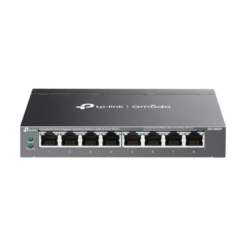 Switch TP-Link Omada DS108GP - 8 Puertos Gigabit - PoE - DS108GP Switch TP-Link Omada DS108GP - 8 Puertos Gigabit - PoE - DS108GP