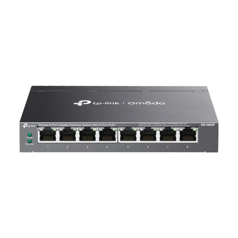 Switch TP-Link Omada DS108GP - 8 Puertos Gigabit - PoE - DS108GP