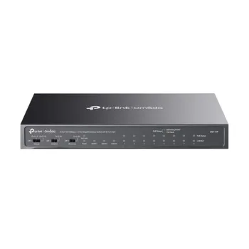 Switch TP-LINK DS111P - 8 Puertos - Fast Ethernet - PoE - 2 Puertos - Gigabit - 1 SFP - No Gestionado - DS111P