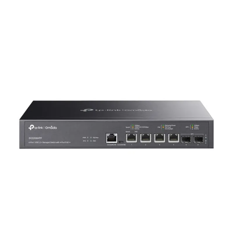 Switch TP-LINK SX3206HPP - 4 Puertos PoE - 2 SFP - Gestionado - SX3206HPP
