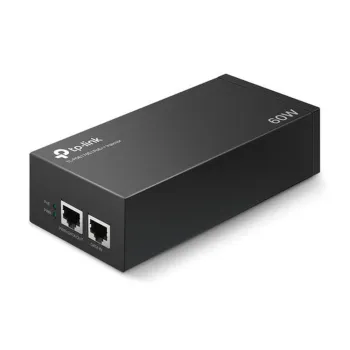 Inyector TP-Link TL-POE170S - 2 x RJ-45 - PoE - Gigabit Ethernet - 60W - TL-POE170S