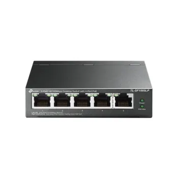 Switch TP-LINK TL-SF1005LP - 5 Puertos - Fast Ethernet - PoE - No Gestionado - TL-SF1005LP
