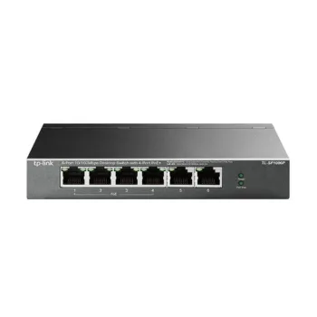 Switch TP-LINK TL-SF1006P - Fast Ethernet - 6 Puertos - Soporta 4 PoE+ - No Gestionado - TL-SF1006P