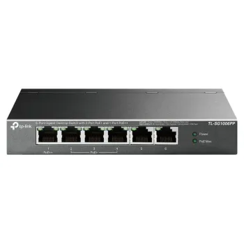 Switch TP-Link TL-SG1006PP - 6 Puertos Gigabit - PoE+  - TL-SG1006PP