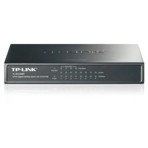 Switch TP-LINK SG1008P - 8 Puertos - Gigabit - PoE - No Gestionado - TL-SG1008P Switch TP-LINK SG1008P - 8 Puertos - Gigabit - PoE - No Gestionado - TL-SG1008P