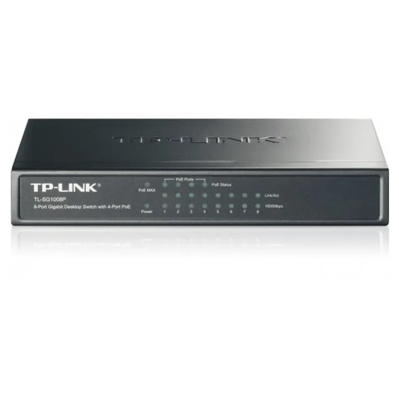 Switch TP-LINK SG1008P - 8 Puertos - Gigabit - PoE - No Gestionado - TL-SG1008P