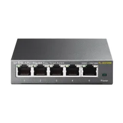 Switch TP-LINK TL-SG105E - Gigabit Ethernet - 5 Puertos - No Gestionado - TL-SG105E Switch TP-LINK TL-SG105E - Gigabit Ethernet - 5 Puertos - No Gestionado - TL-SG105E