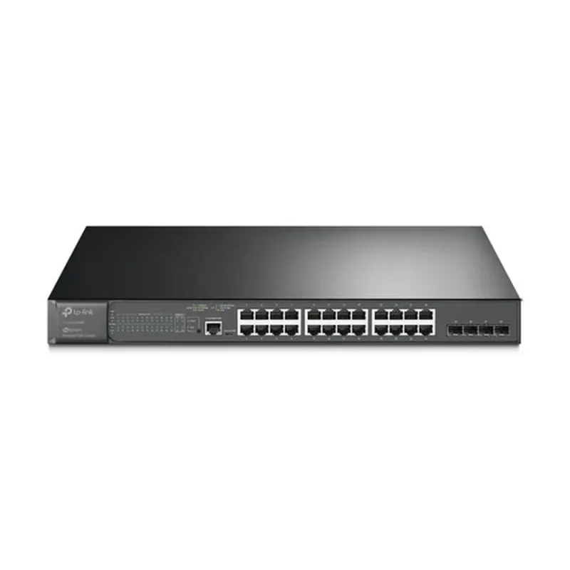 Switch TP-LINK JetStream - 28 Puertos - Gigabit - 4 SFP - PoE+ - Gestionado - TL-SG3428MP
