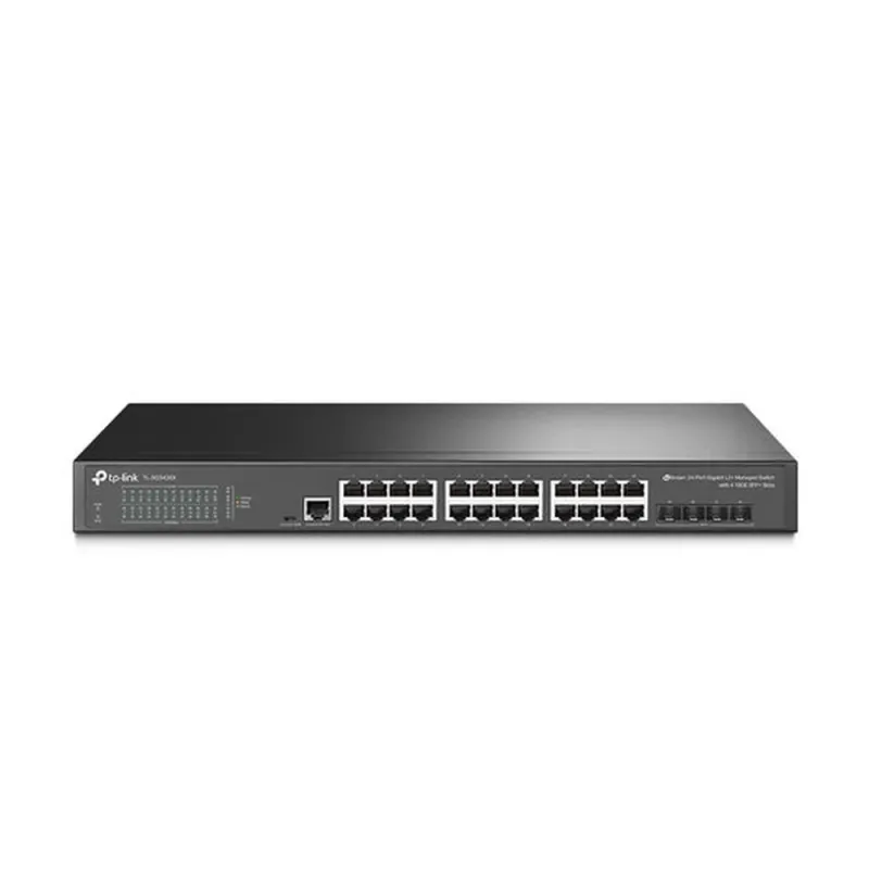 Switch TP-LINK JetStream - 24 Puertos - Gigabit - 4 SFP+ - Gestionado - TL-SG3428X