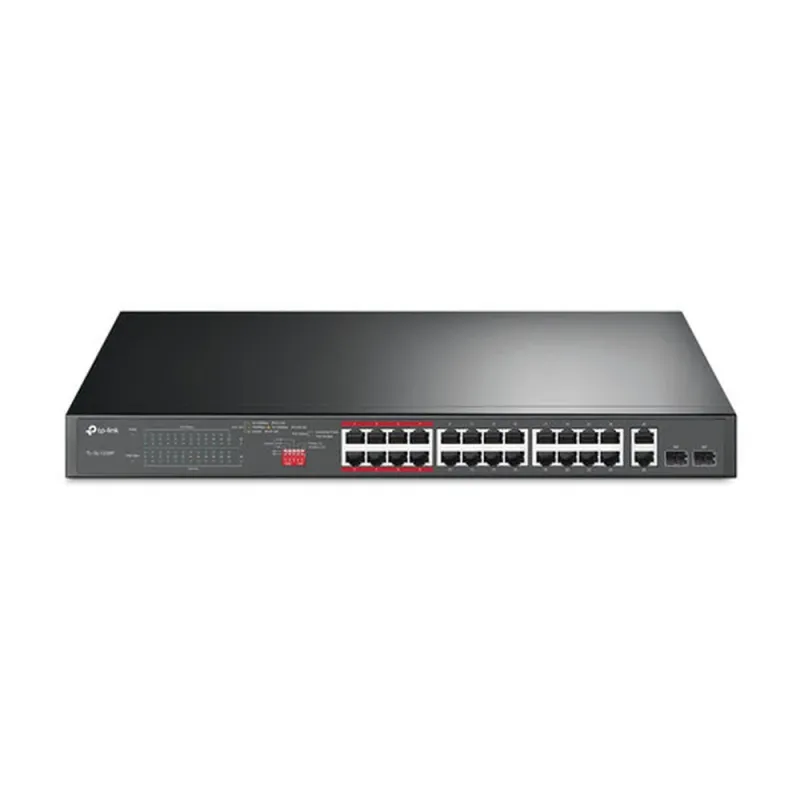 Switch TP-LINK TL-SL1226P - 24 Puertos - Fast Ethernet - 2 Gigabit - 2 SFP - No Gestionado - TL-SL1226P