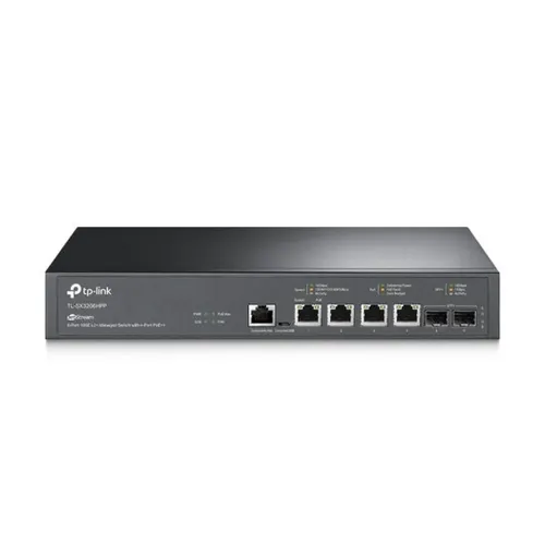 Switch TP-LINK TL-SX3206HPP - 4 Puertos - 10GE - PoE - 2 SFP - Gestionado - TL-SX3206HPP Switch TP-LINK TL-SX3206HPP - 4 Puertos - 10GE - PoE - 2 SFP - Gestionado - TL-SX3206HPP