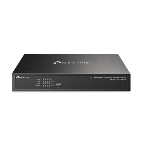 NVR TP-Link VIGI NVR1008H-8P - 8 Canales - Hasta 10TB - HDMI - VGA - VIGI NVR1008H-8P