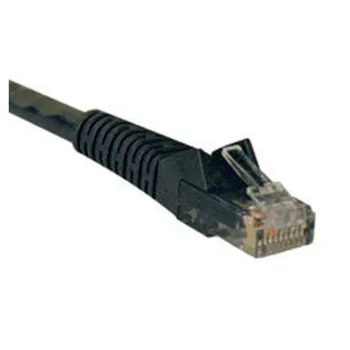 Cable de Red Tripp Lite - Cat6 - RJ-45 - 4.57M - Negro - N201-015-BK