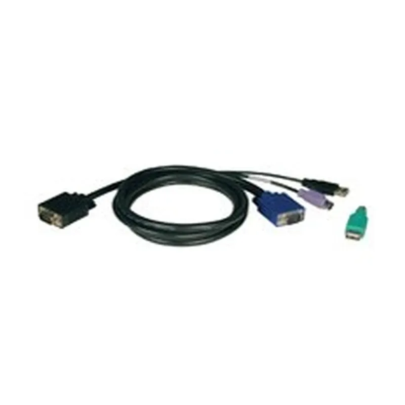 Cable KVM Tripp Lite - VGA a VGA - USB - PS/2 - 1.8M - Para B042 - P780-006