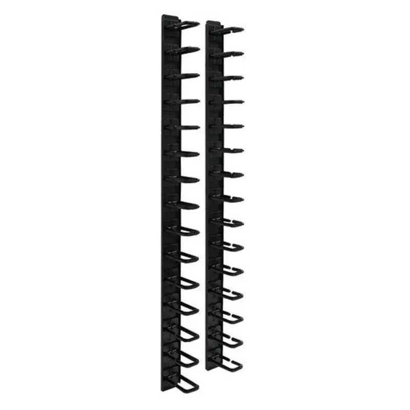 Administrador de Cables Tripp Lite Vertical de 6 pies (1.8m) Tipo anillo flexible - Montaje Sin Herramientas - SRCABLERINGVRT