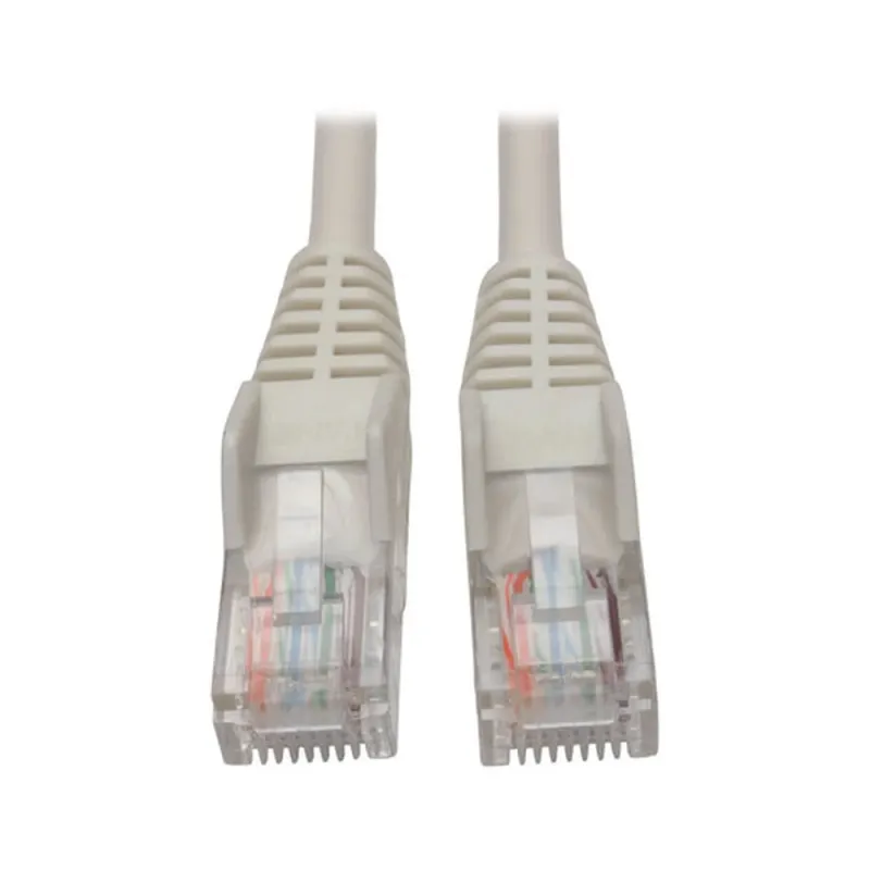 Cable de Red Tripp Lite N001-005-WH - Cat5e - RJ-45 - 1.52m - Blanco - N001-005-WH