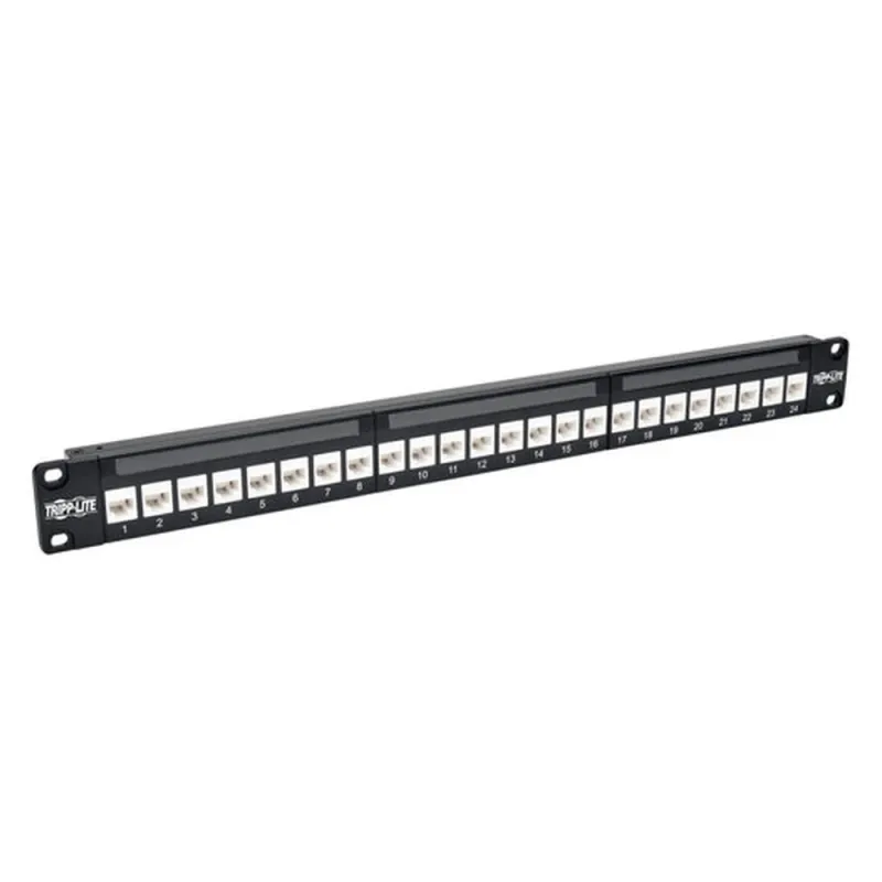 Panel Conexiones Tripp Lite N254-024-6A - 24 Puertos - 1U - RJ-45 - N254-024-6A