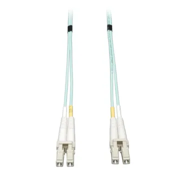Cable de Fibra Óptica Tripp Lite - LC - Dúplex - Multimodo - 20M - Aqua - N820-20M