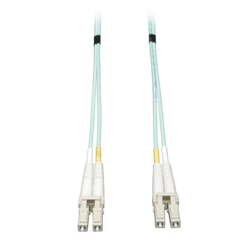 Cable de Fibra Óptica Tripp Lite - LC - Dúplex - Multimodo - 20M - Aqua - N820-20M