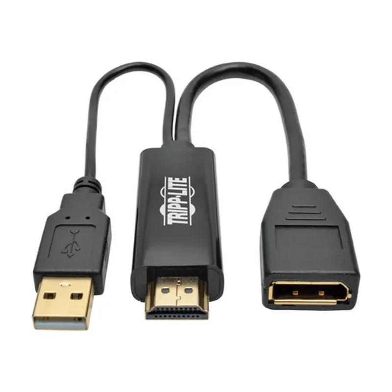 Adaptador Tripp Lite P130-06N-DP-V2 - HDMI - DisplayPort - USB - P130-06N-DP-V2