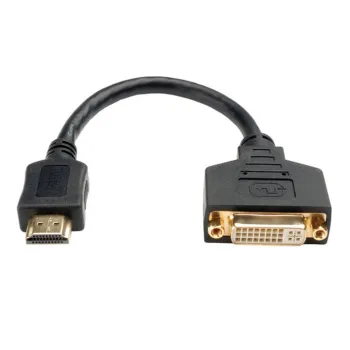 Adaptador Tripp Lite P132-08Nv - DVI-D a HDMI - 20 cm - Negro - P132-08N