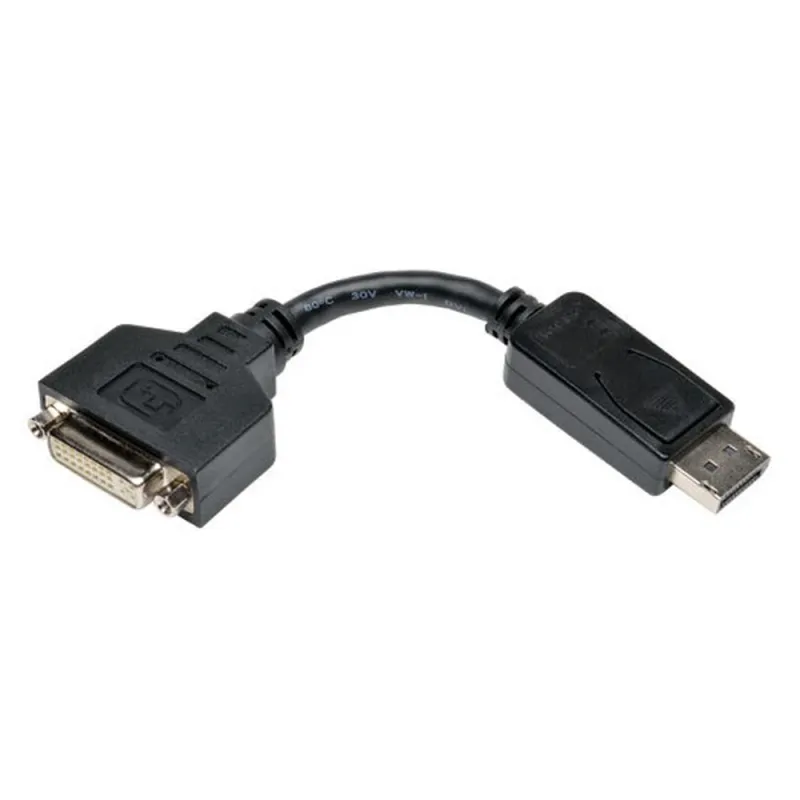 Adaptador Tripp Lite DisplayPort a DVI - Convertidor Macho-Hembra - 15.2cm - P134-000