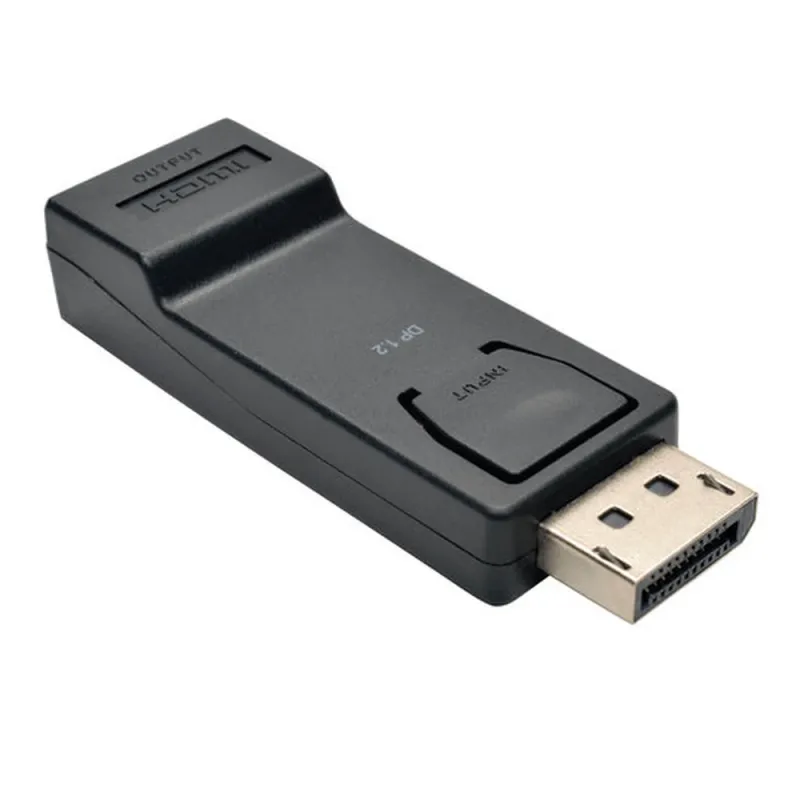 Adaptador Tripp Lite P136-000-UHD-V2 - DisplayPort a HDMI - Macho/Hembra - Negro - P136-000-UHD-V2