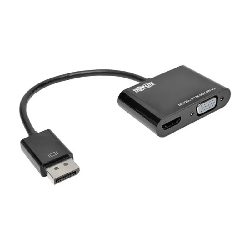 Adaptador DisplayPort Tripp Lite - VGA / HDMI - 4k - DP versión 1.2 - P136-06N-HV-V2