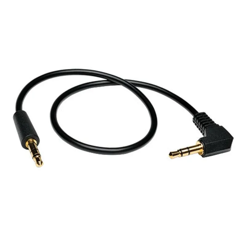 Cable Audio Tripp Lite - Estereo - 3.5mm - Conector en Angulo - 1.83m - P312-006-RA