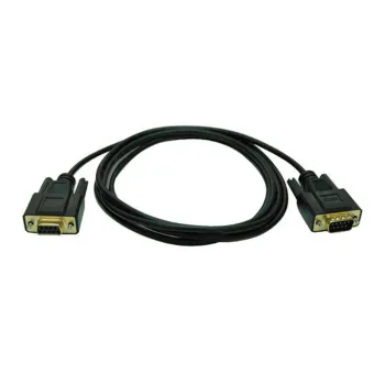 Cable de Módem Nulo Serial RS232 Tripp Lite P454-006 - 1.83m - DB9 - Macho/Hembra - Negro - P454-006