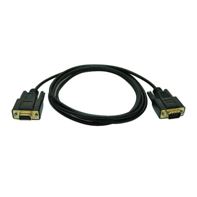 Cable de Módem Nulo Serial RS232 Tripp Lite P454-006 - 1.83m - DB9 - Macho/Hembra - Negro - P454-006