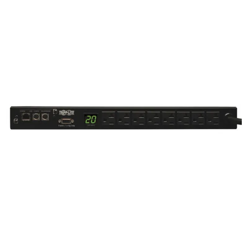 PDU Tripp Lite - 8 Contactos - 20A - 120V - Monitoreable - Medidor - 1U - PDUMNH20