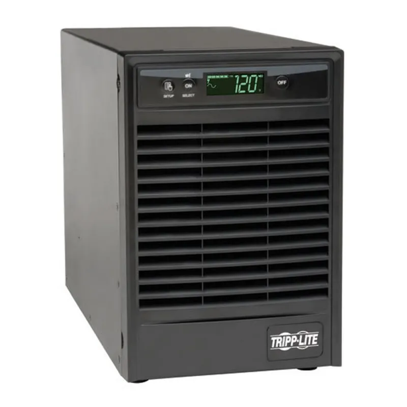 UPS SmartOnline En Línea de Doble Conversión de 1kVA, para Torre, pantalla LCD interactiva, tomacorrientes NEMA 5-15R de 100/110/120/127V - SU1000XLCD