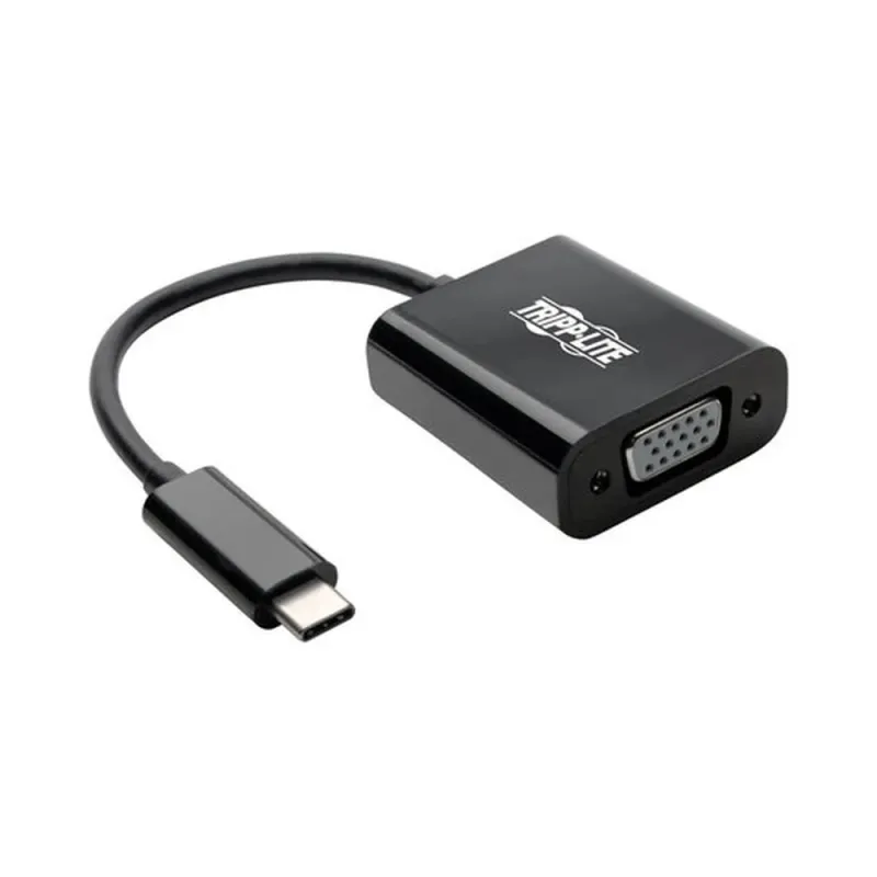 Convertidor Tripp Lite U444-06N-VB-AM - USB-C a VGA - 1080p - 60Hz - Negro - U444-06N-VB-AM