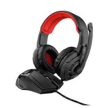 Kit Gamer Trust GXT 785 RAVIUS - Diadema Gamer - Mouse Gamer - GXT 785 RAVIUS