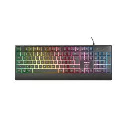 Teclado Gamer Trust Ziva - Alámbrico - Multimedia - LED - GXT 23697 ZIVA Teclado Gamer Trust Ziva - Alámbrico - Multimedia - LED - GXT 23697 ZIVA