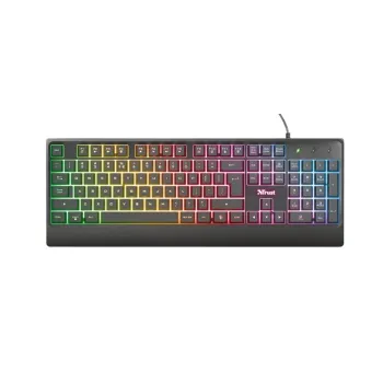 Teclado Gamer Trust Ziva - Alámbrico - Multimedia - LED - GXT 23697 ZIVA