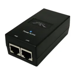 Inyector Ubiquiti - 2x RJ-45 - PoE - Gigabit - POE-24-12W-G Inyector Ubiquiti - 2x RJ-45 - PoE - Gigabit - POE-24-12W-G