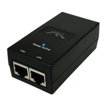 Inyector Ubiquiti - 2x RJ-45 - PoE - Gigabit - POE-24-12W-G