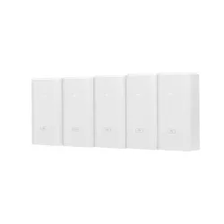 Adaptadores Ubiquiti POE-24-24W-5P - 2 Puertos Ethernet - 24VDC - 1.0A - PoE - 5 Unidades - Blanco - POE-24-24W-5P Adaptadores Ubiquiti POE-24-24W-5P - 2 Puertos Ethernet - 24VDC - 1.0A - PoE - 5 Unidades - Blanco - POE-24-24W-5P