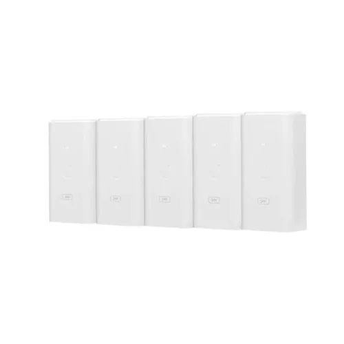 Adaptadores Ubiquiti POE-24-24W-5P - 2 Puertos Ethernet - 24VDC - 1.0A - PoE - 5 Unidades - Blanco - POE-24-24W-5P Adaptadores Ubiquiti POE-24-24W-5P - 2 Puertos Ethernet - 24VDC - 1.0A - PoE - 5 Unidades - Blanco - POE-24-24W-5P
