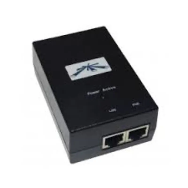 Inyector Ubiquiti - 2x RJ-45 - PoE - Gigabit - 48V - 24W - POE-48-24W-G